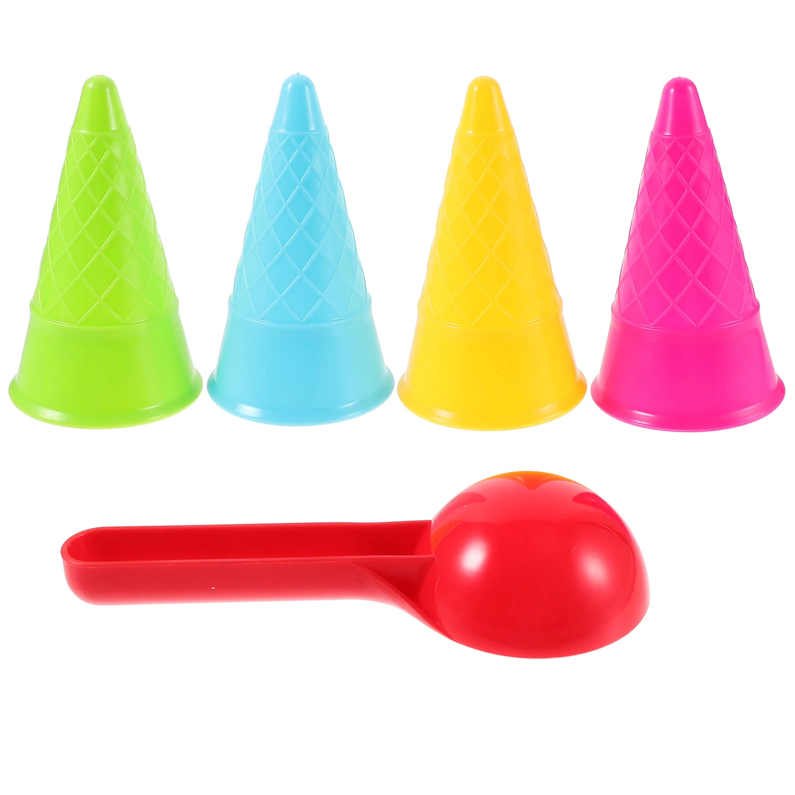 

5pcs Toys For Kidss Sand Toys Set Cone Scoop Model Beach Digging for Children Outdoor Play ( )