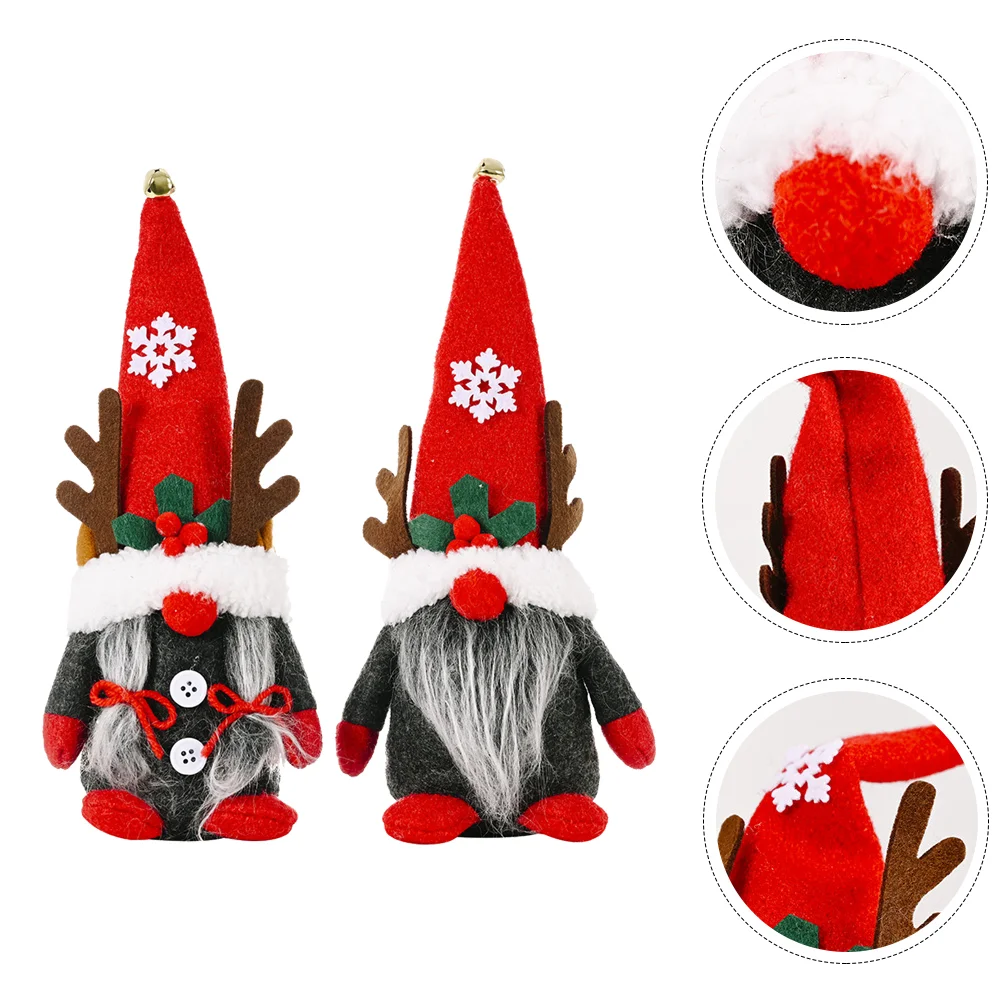 

2 шт. Рождественский гном, плюшевый гном, карликовый гном, Рождественское украшение, гномы, плюшевый шведский гном, плюшевый домашний декор