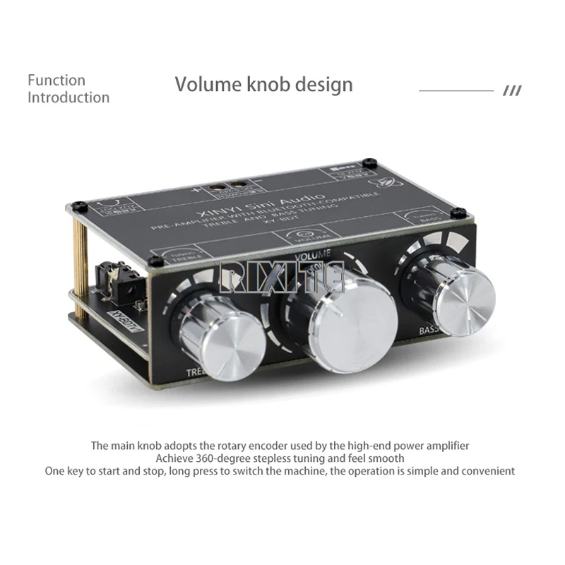 Предусилитель тона HiFi Audio NE5532 эквалайзер Bluetooth-совместимый 5.1 беспроводной