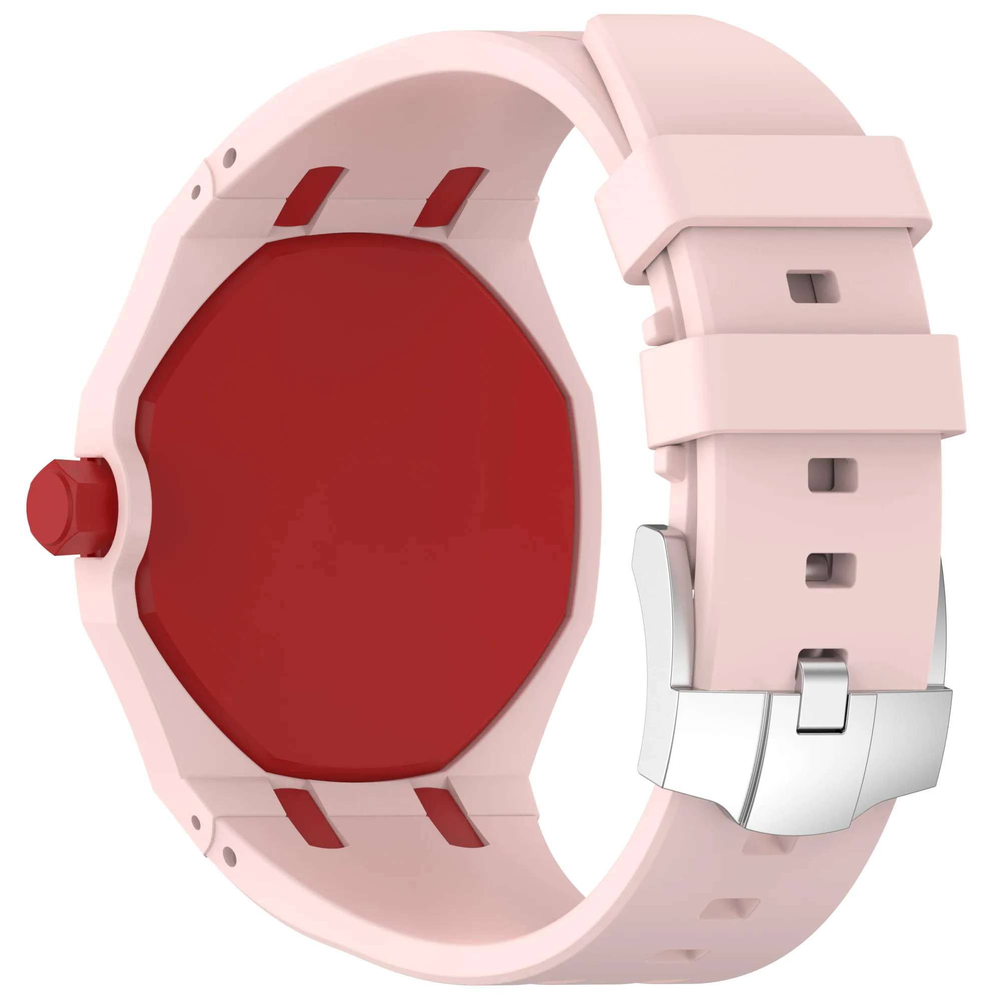 Фото Чехол для ПК 2-в-1 и силиконовый ремешок для Swatch x AP Royal Pop Pocket Watch, сменный ремешок для наручных часов, аксессуары для ремешков №1