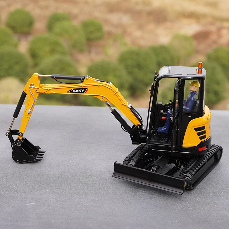 

1:20 SANY SY35U-9 Simulation Excavator Alloy 10 Small Hook Machine Engineering Vehicle Model Diecast Toy Collectible Boys Toys