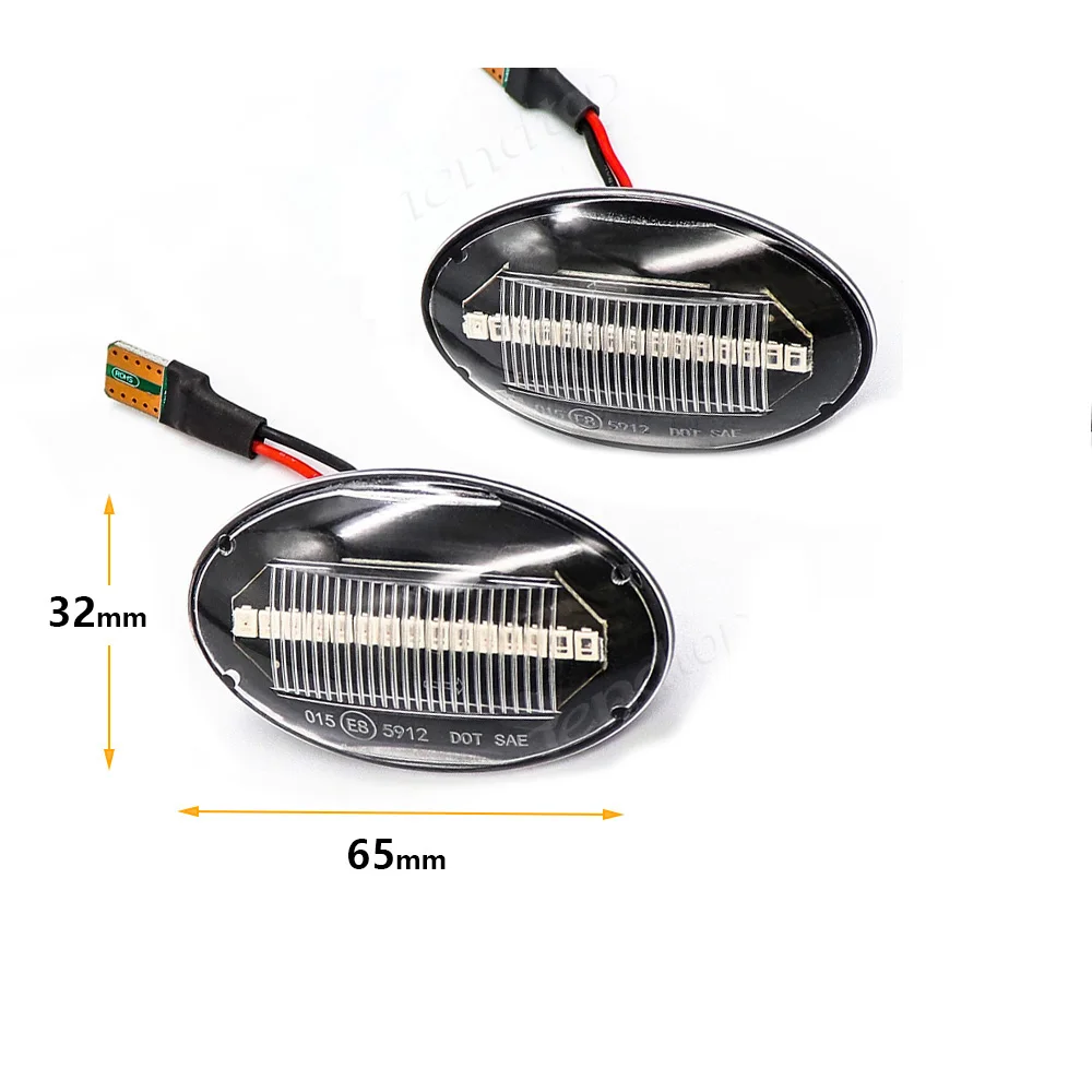 Светодиодный динамический поворотник для Ford Fiesta MK4 95-01 KA 96-08 Transit 95-00 Mondeo