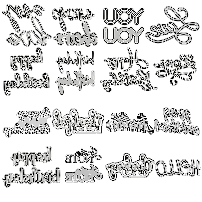 Штамп для резки металла подходит Рождества DIY альбом скрапбукинга 3D украшение