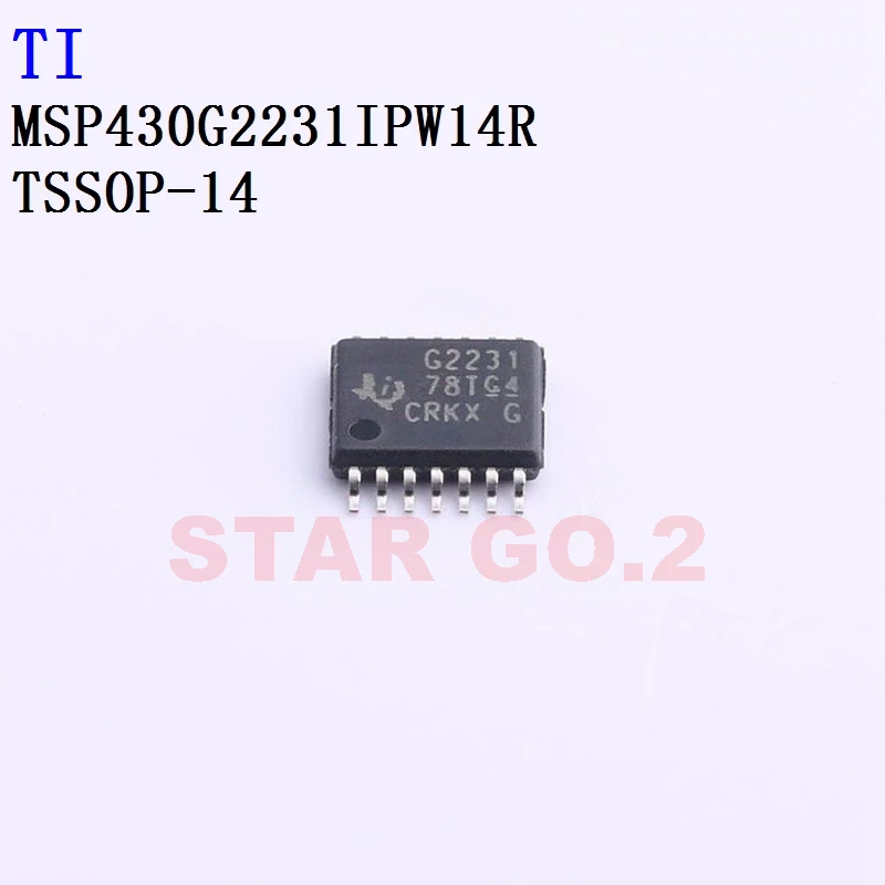 

5PCSx MSP430G2231IPW14R TSSOP-14 TI Microcontroller