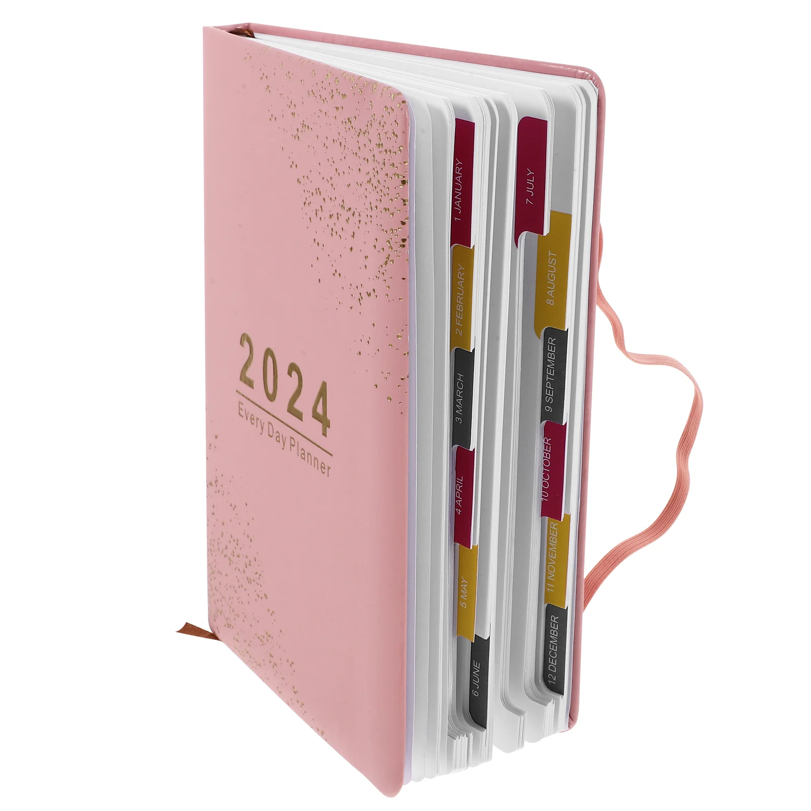 

2024 Agenda Book Daily Planner Schedule Notebook Dividers Multifunction Paper Portable Student 2023/24