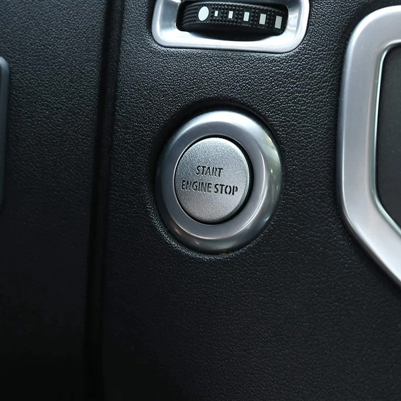 Наклейка на кнопку переключателя Newengine Start Stop для LR4 Discovery 4 и Land Rover Range Sport 2010-2013