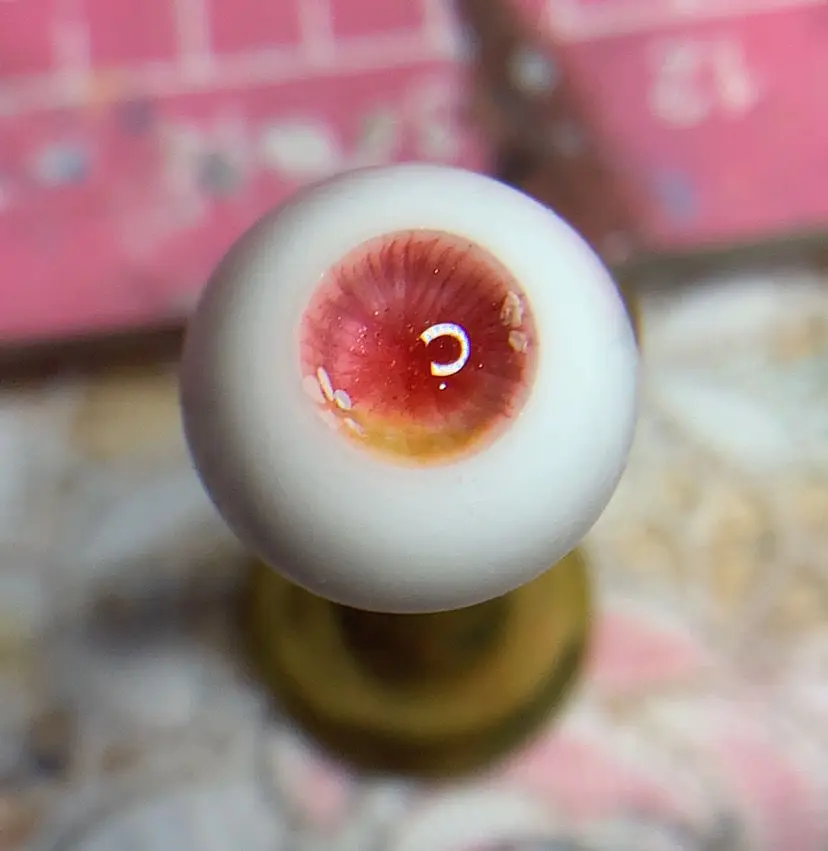 

New Doll Eyes 12/14/16/18mm Resin Plaster Eyeball Bjd Eye Gradual Color Handmade Diy Girl Toys Kid Dress Up Doll Accessories