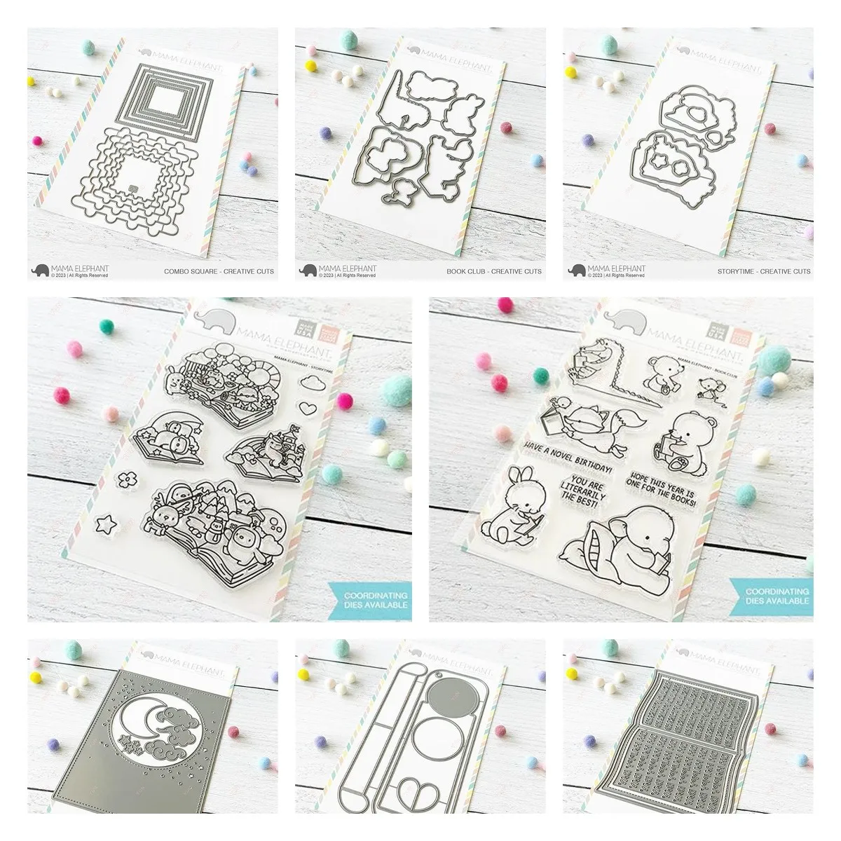 

Small Elephant Metal Cutting Dies Stampsbook Frame DIY Embossing Stencil Making Scrapbook Diary Greeting Card Decoration 2023