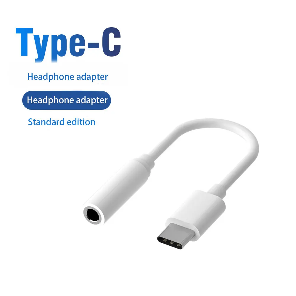 Cable Adaptador USB tipo C para auriculares, conector de Audio de 3,5mm...