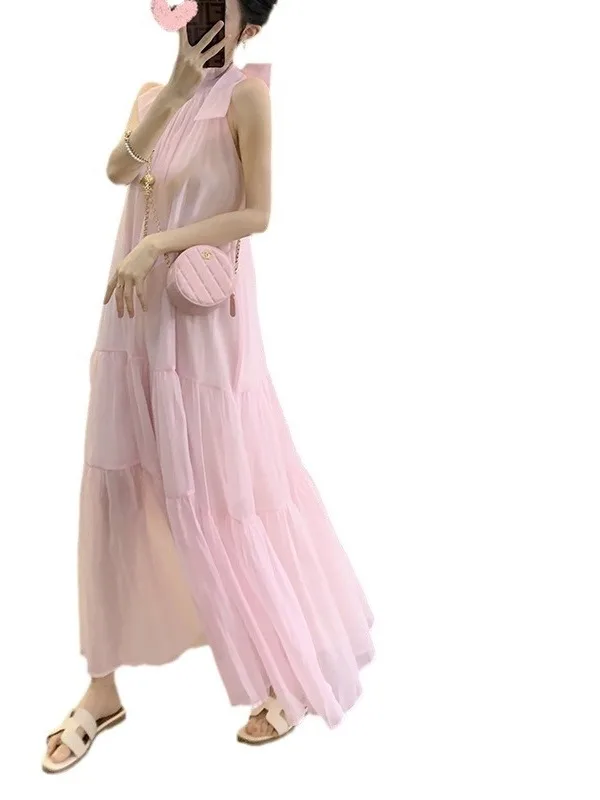 Приталенное платье для девушек Lazy Desire соляная Милая женская одежда лето 2024