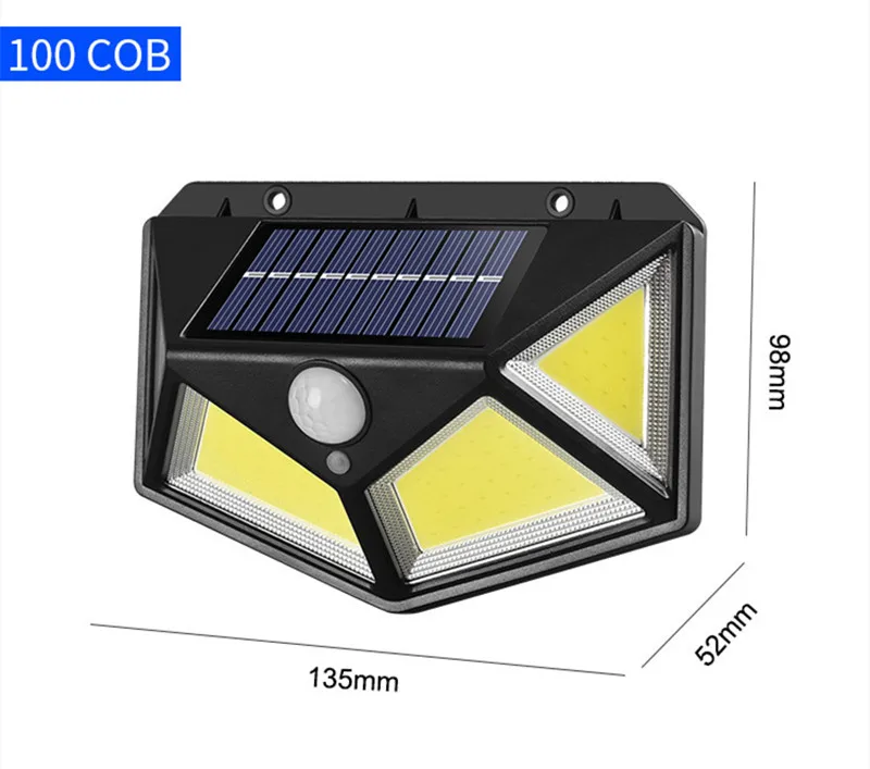 

Уличный светодиодный водонепроницаемый солнечный светильник с датчиком движения, солнечное освещение, садовое украшение, уличсветильник ...