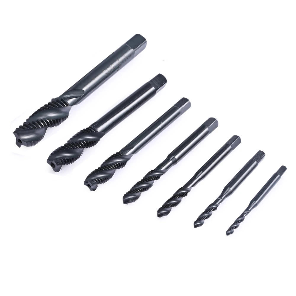 

Hot 7pcs Spiral Hand Thread Tap Screw Spiral Point Thread Metric Plug Drill Bits M3 M4 M5 M6 M8 M10 M12 Hand Tools