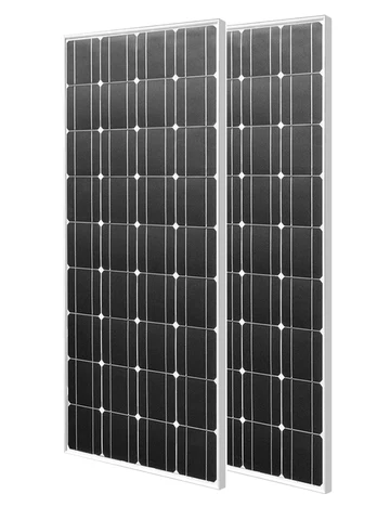 300 Вт солнечные панели комплект Полная решетки 12В/24В батарея 1-2шт 18 напряжение ячейки 150 Вт Зарядка для балкона окна лодки караван дома