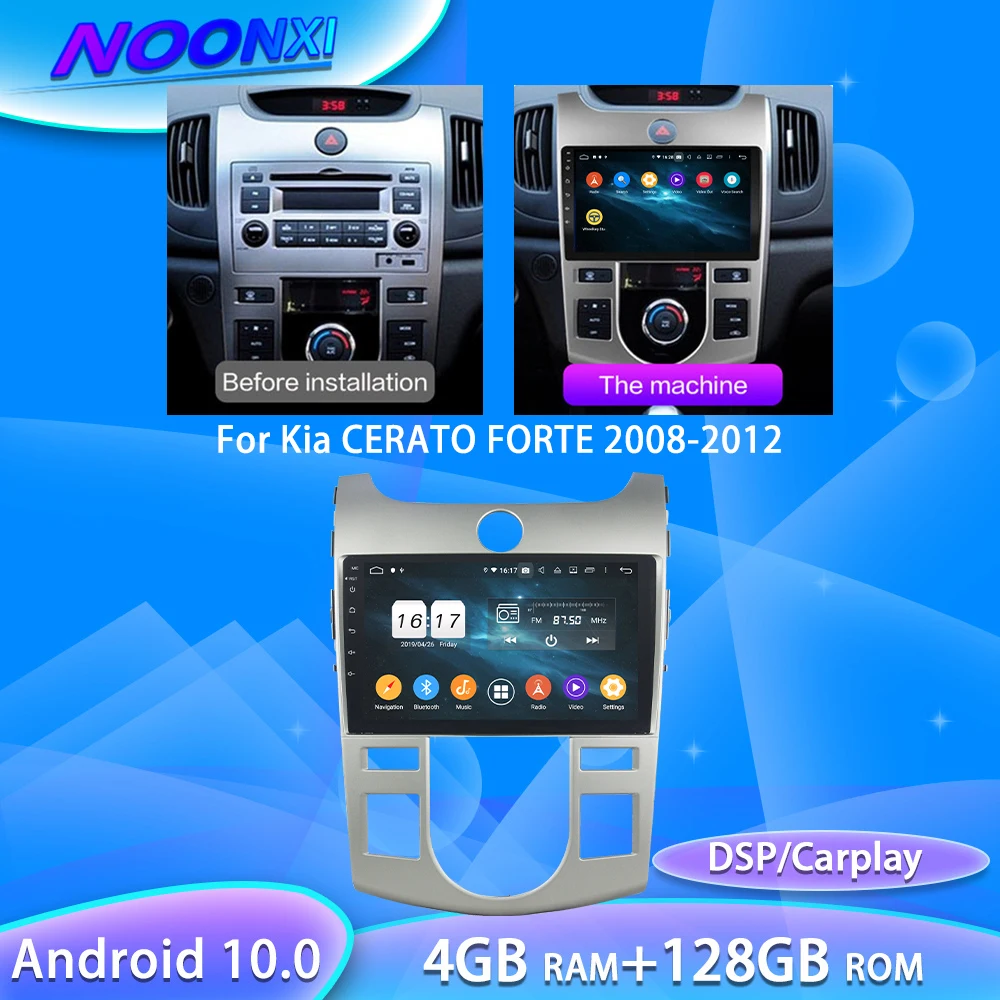 For KIA Cerato Forte 2008-2012 All In One Car Screen Audio Intelligent System Radio 2 Din Android Video Players GPS DVD Carplay For KIA Cerato Forte 2008-2012 All In One Car Screen Audio Intelligent System Radio 2 Din Android Video Players GPS DVD Carplay
