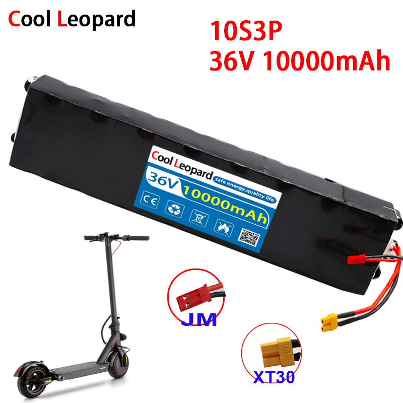 

18650 10s3p Upgraded Version 36V 10Ah Lithium Battery Pack 600W Is Suitable For M365 Electric Scooter With Built-In BMS Battery