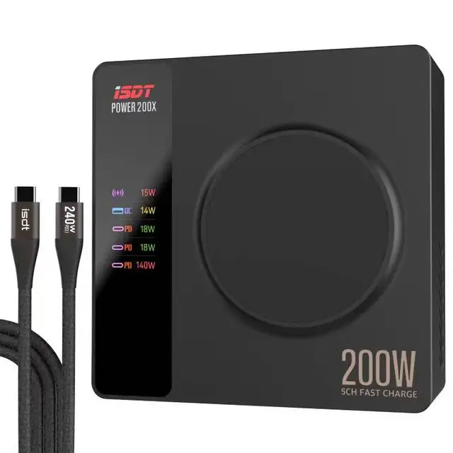 iSDT Power 200H + USB cable
