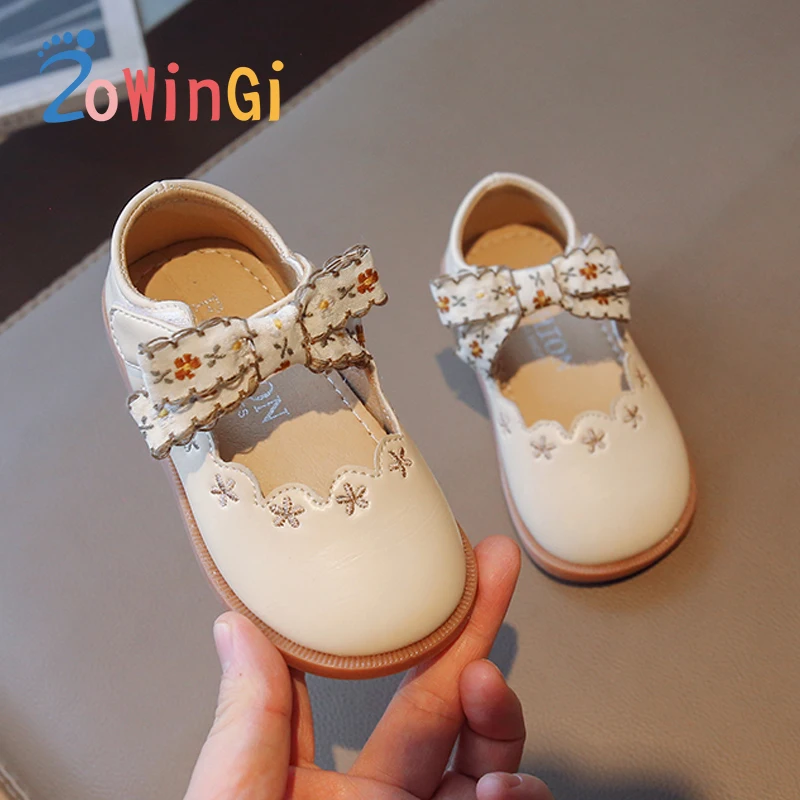 

Size 21-34 Mary Jane Shoes Fashion Girl Slippers Flower Embroidery Toddler Girl Shoe Lightweight Kid Casual Shoes zapatos niña