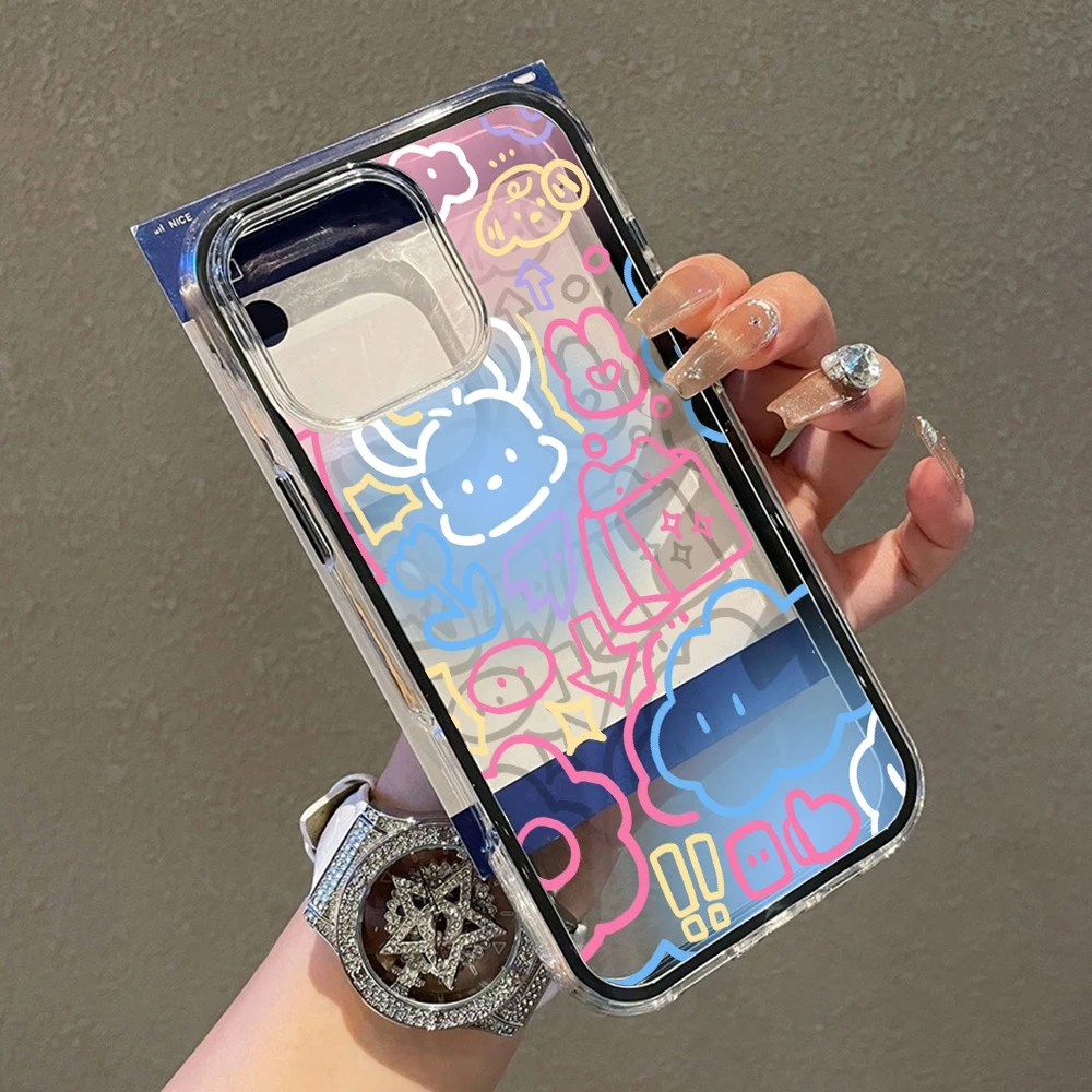 Фото Милый красочный чехол с животными для Samsung S25 S26 S24 S23 S22 Ultra Plus A57 A37 A07 A17 A56 A36 A26 A16 A06 A05, прозрачная накладка №5