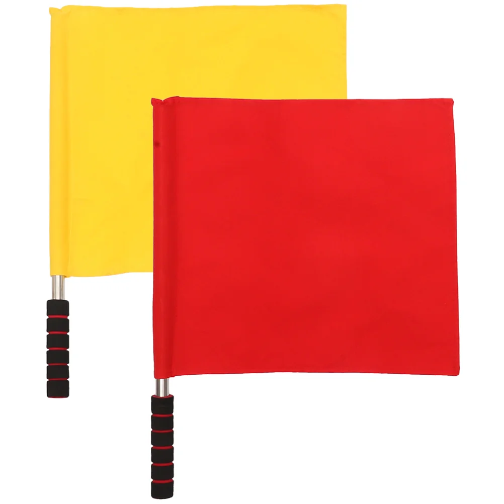 

Match Safety Football Flags Safety Match Safety Football Flagss Match School Signal Competition Warning Conducting Referee