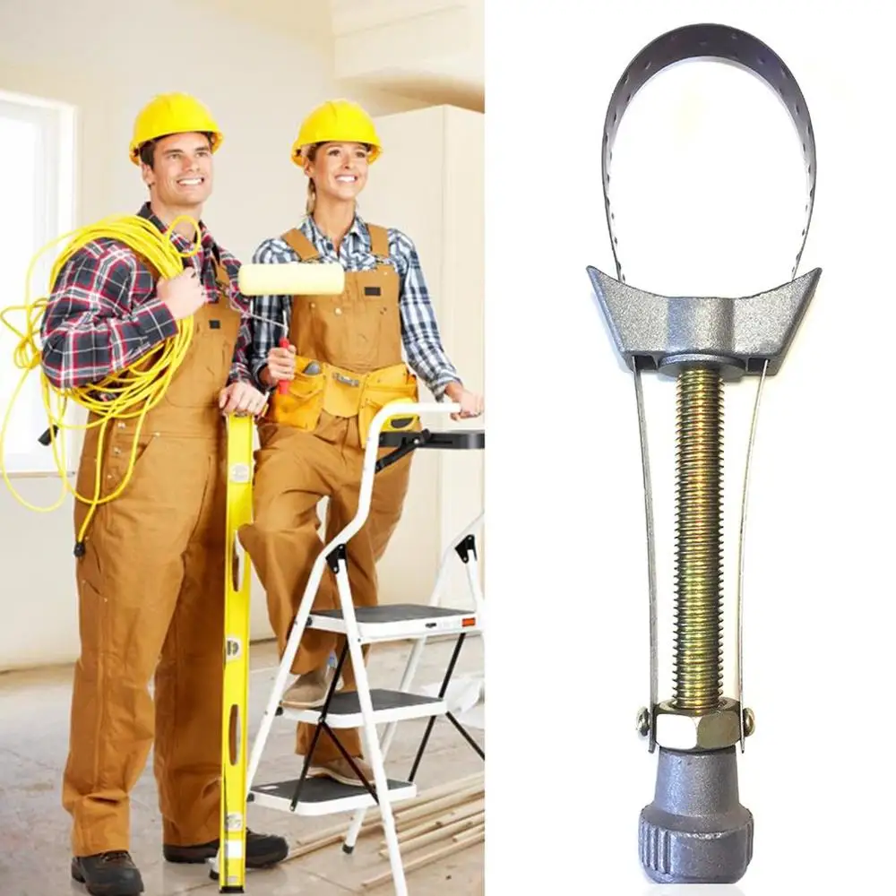 

Car Auto Motorcycle Oil Filter Removal Tool Aluminium Diameter Adjustable Strap Wrench Auto Car Accessories