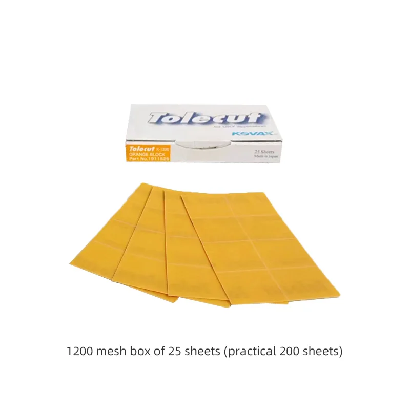 

Шлифовальная бумага KOVAX Tolecut 800/1200/1500/2000/3000