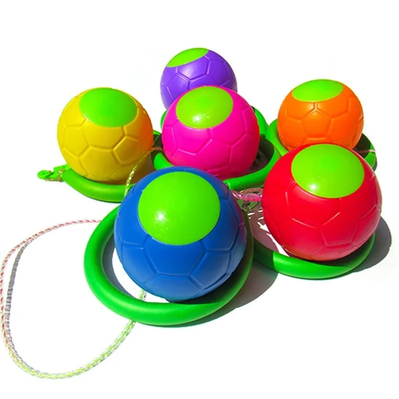 1PC Skip Ball Outdoor Fun Toy Ball Colorful Skipping Swing E