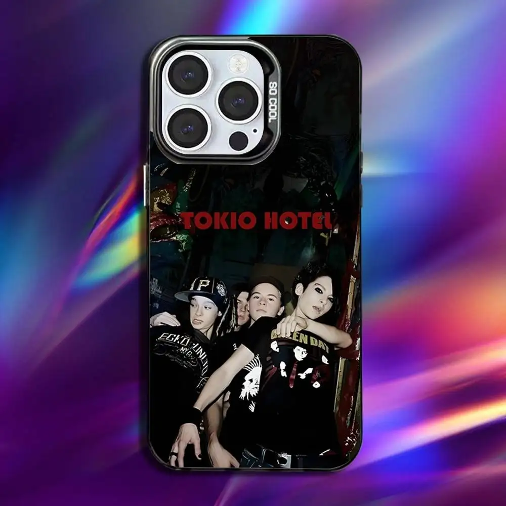 Фото Чехол для телефона Tom Bill Kaulitz Tokio Hotel для iPhone 16,15,14,13,12,11, Pro, Max, Plus, Mini, XS, SE, черный матовый жесткий бампер с защитой от падения №4