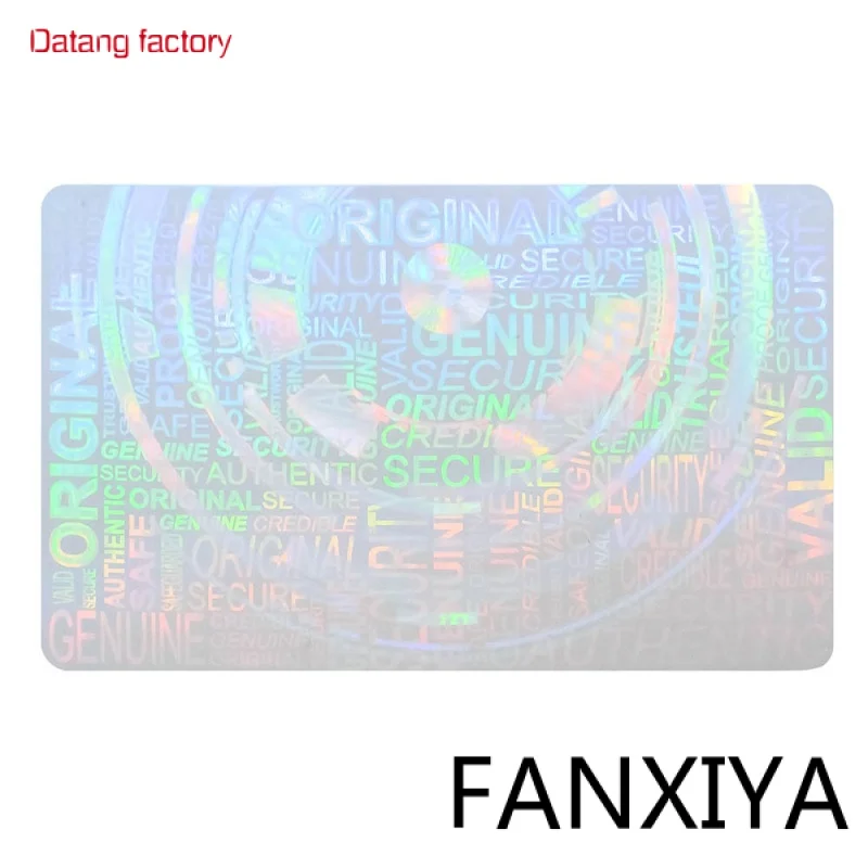 

Custom transparent driver's license state ID card hologram overlay