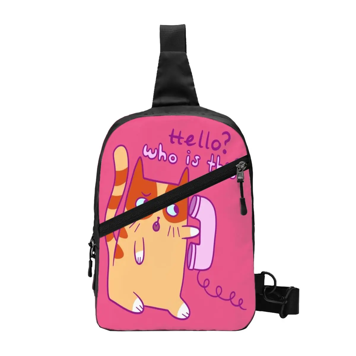 

Здравствуйте, кто это Оранжевый кот на груди, модный вместительный школьный хороший подарок на заказ