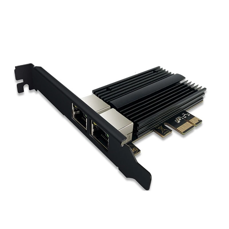 

RTL8125B Dual Network Port 2.5G Network Card PCI-E 2500M Dual Port Server Industrial Computer Wired Network Card