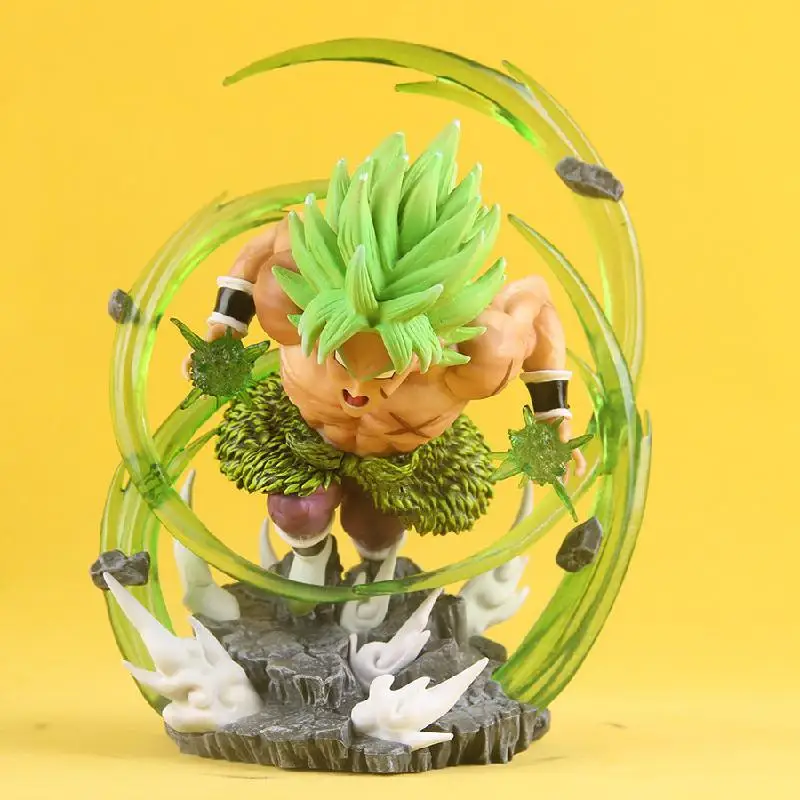 

Dragon Ball Super Saiyan Action Figures Anime Pvc Model Toys Statue Ornaments Dolls Gifts Figure Gk Broly Broly Figure Kid Toy