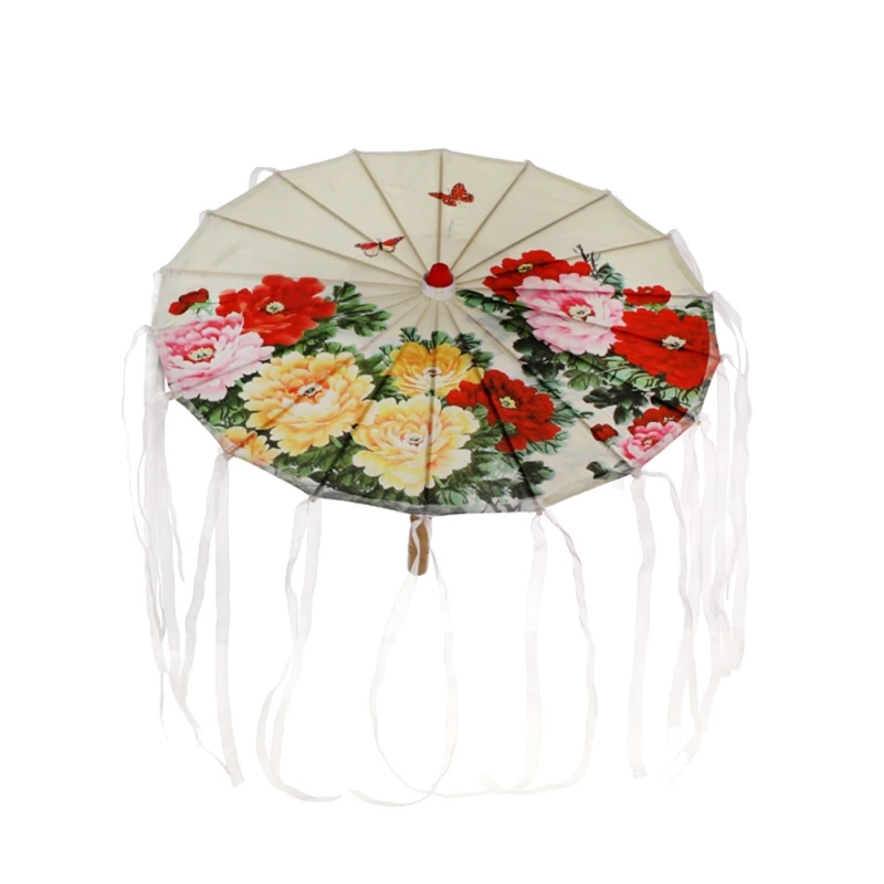 

Rain Umbrella For Women Chinese Umbrella fengshui Silk Dance Japanese Decorative Bamboo Umbrella Oil Paper Umbrella parasol