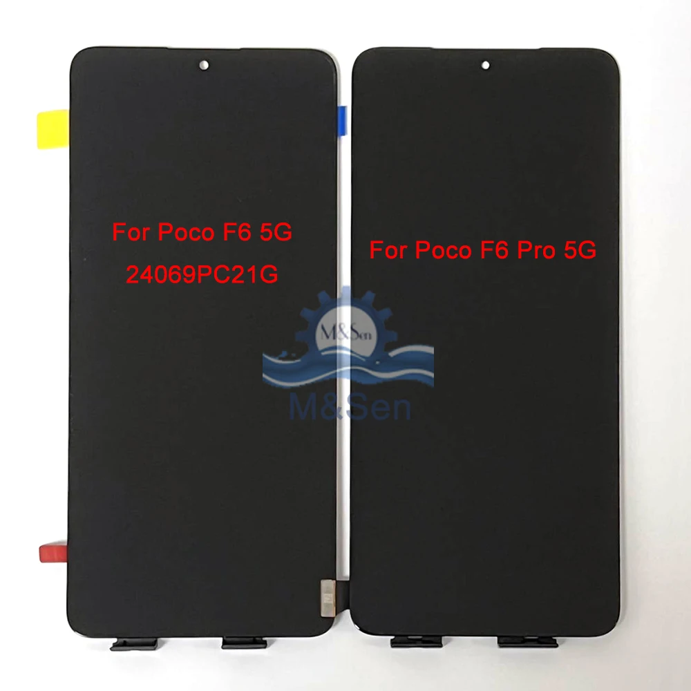 Оригинальный Amoled дисплей 6 67 дюйма для Xiaomi Poco F6 24069PC21G рамка ЖК-дисплея с сенсорной