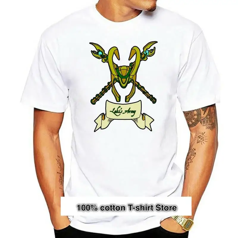 

Camiseta de Loki Art para hombre y mujer, camiseta del ejercito Loki, talla XS