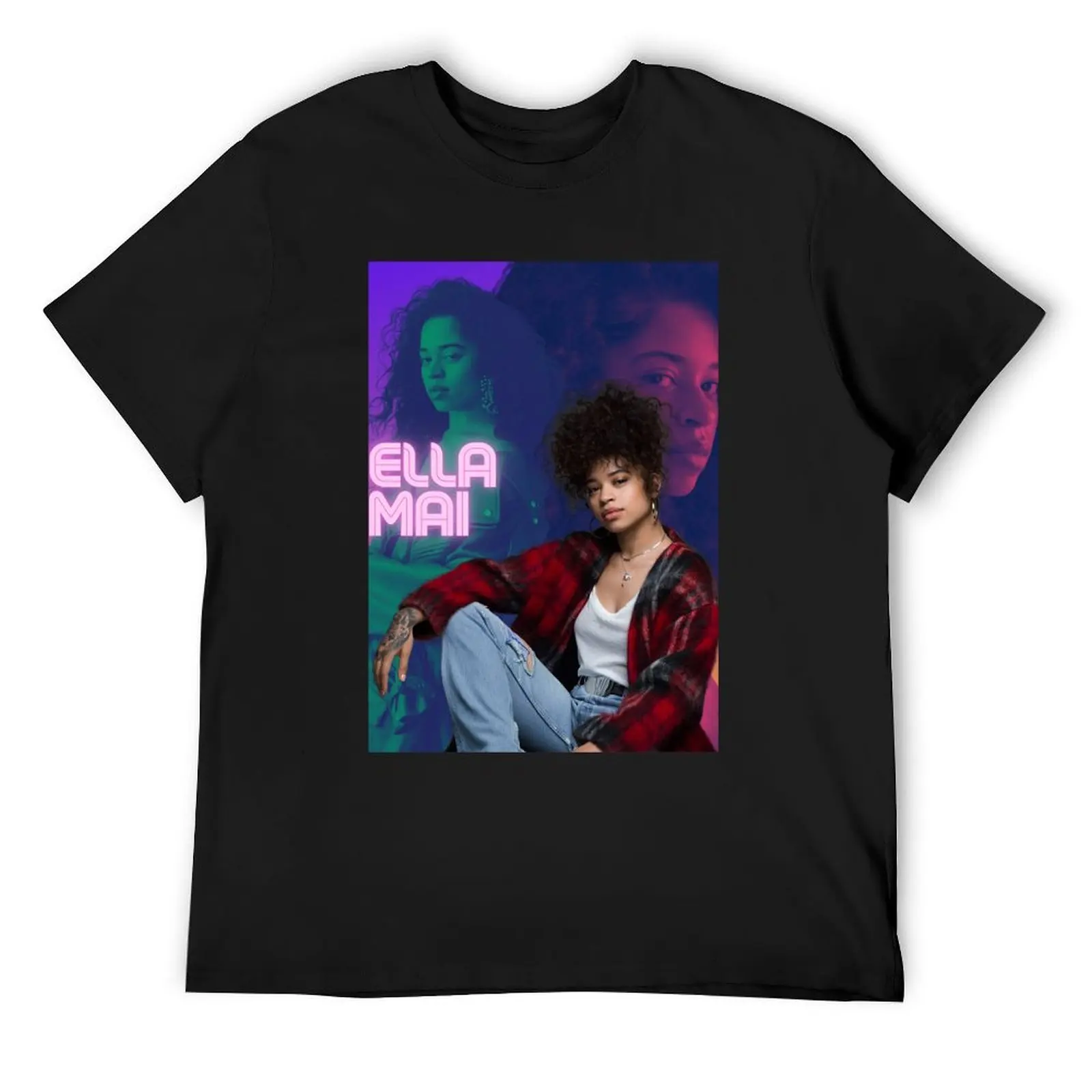 Футболка Ella Mai винтажные футболки таможенный дизайн ваша собственная винтажная