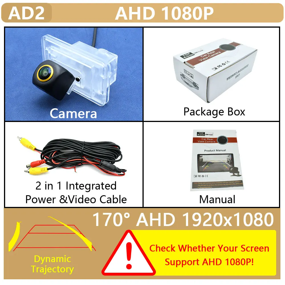 

170 ° Автомобильная камера заднего вида с золотым объективом AHD 1080P для Suzuki Swift ZC32S ZC72S 2010 2011 2012 2013 2014, автомобильная камера заднего вида