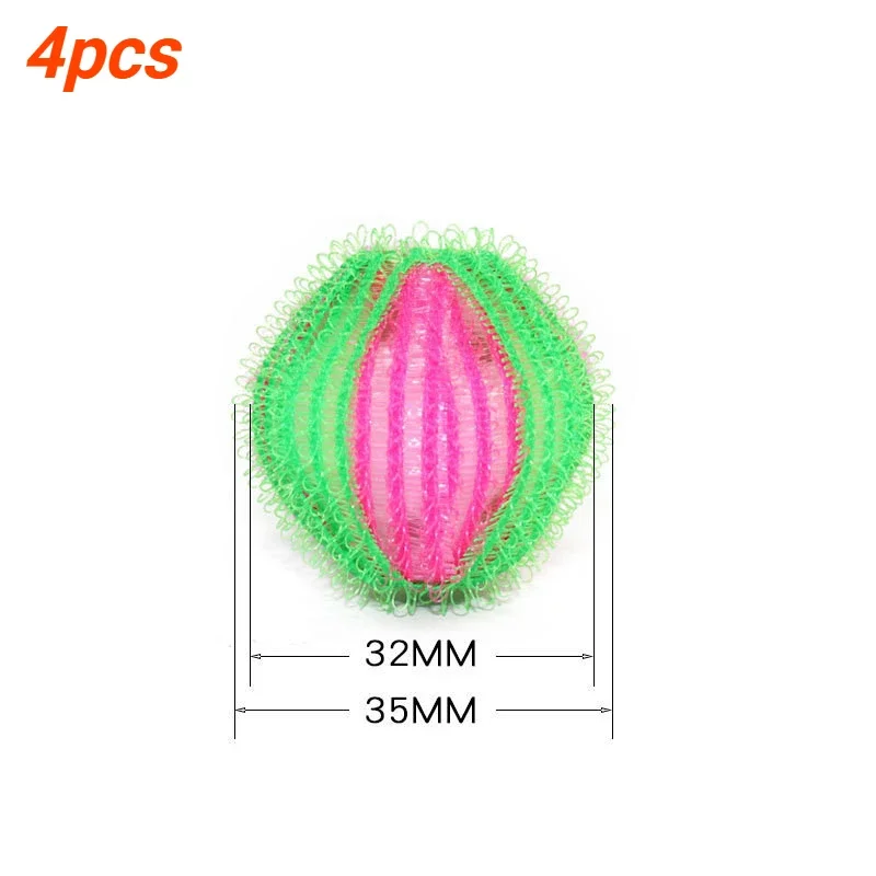 

2/4 Шт. Шарики Для Стирки Для Удаления Шерсти Домашних Животных, Многоразовый Смягчитель Ткани