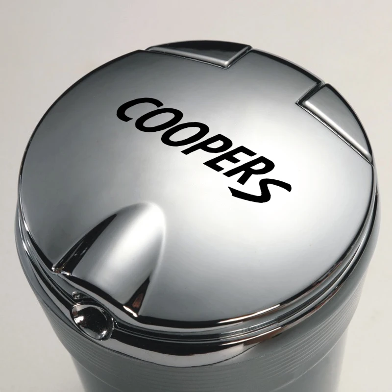 

NEW Car Ashtray With Cover Creative Cigarette trash can For mini cooper Countryman R52 R55 R57 R58 R59 R60 R. 61 R62 r56 r50 r53