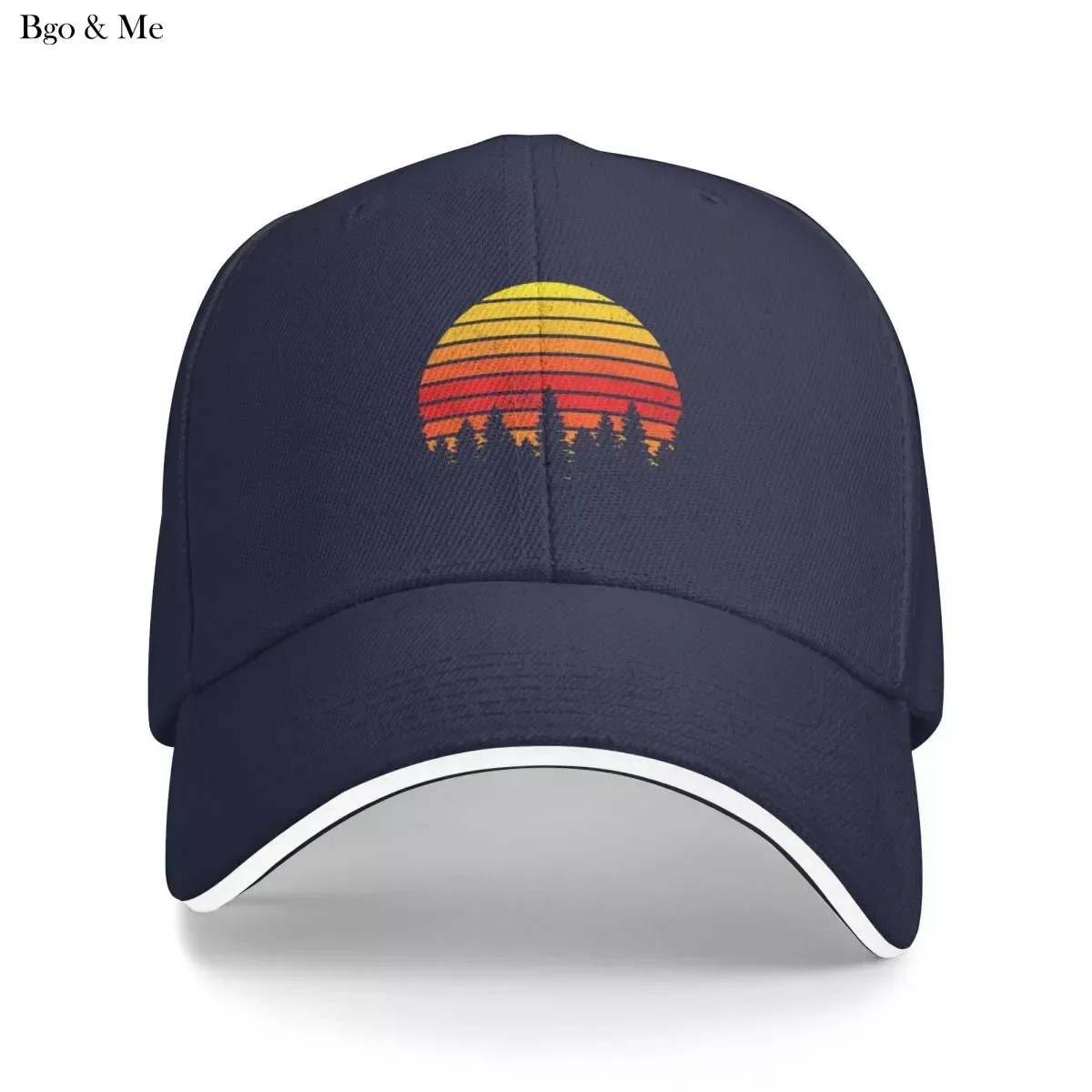 

2023 New Retro Sunset Forest Baseball Cap Sunhat Hip Hop Women'S Cap Men'S