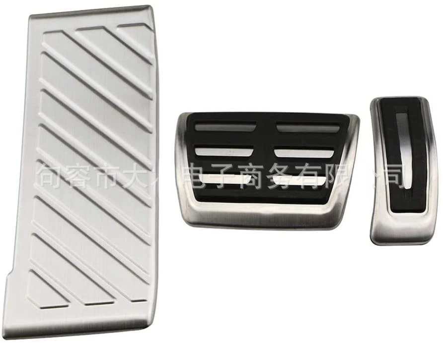 

Подходят для 17 Tiguan L автоматические наклейки на педали, азиатские серебряные наклейки на педали с блестками, модификация автозапчастей Tiguan L