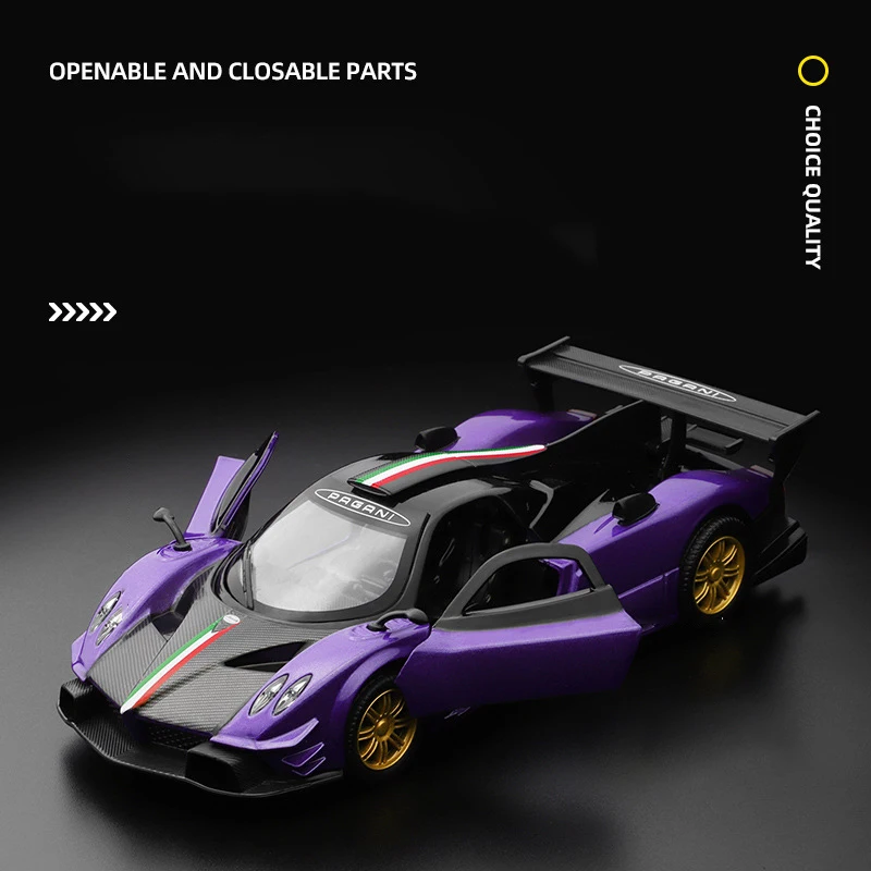 Модель автомобиля Pagani Huayra из сплава в масштабе 1:31 модель со звуком и светом
