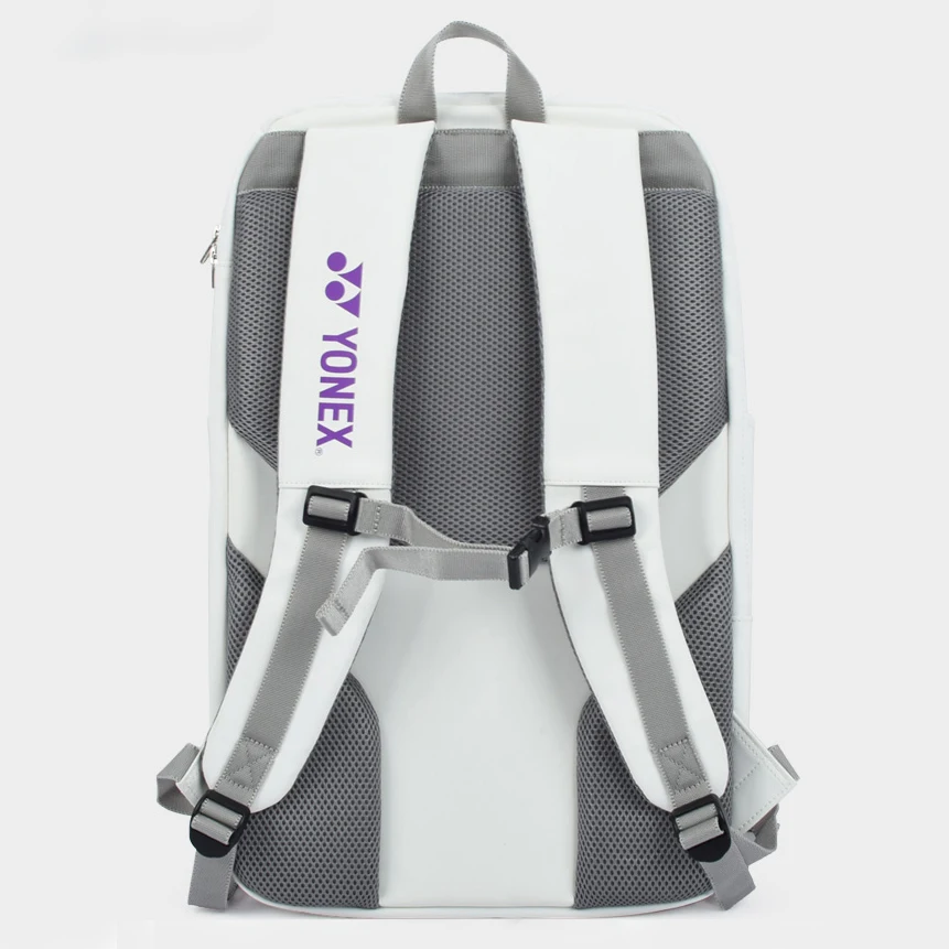 Genuine YONEX PU Leather Racket Bag Thicken Tennis Backpack Comfortable Waterproof 6-8pcs Racquets Large Badminton Bag for Match