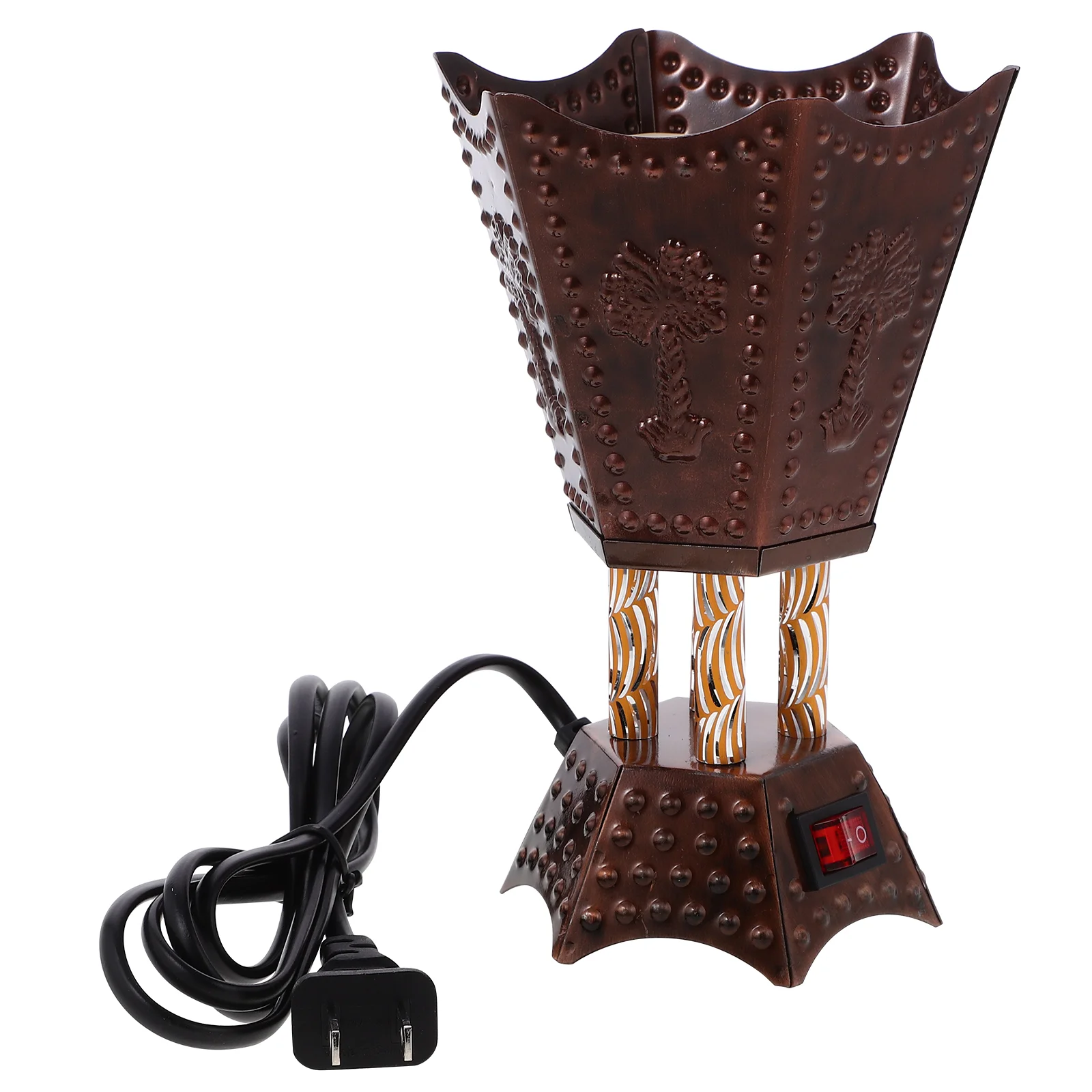 

Plug-in Burner Home Decor Metal Holder Electric Alloy Censer Decorative
