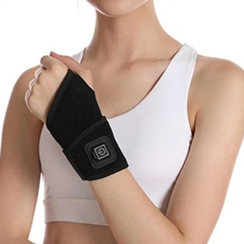 

Wrist Thumb Brace Heating Pad Women Adjustable Wrist Warmer Moxibustion Hot Compress Warming Wristband USB Three-Speed