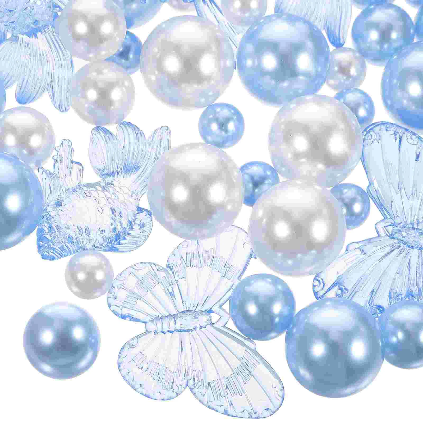 

88pcs Vase Filler Butterfly Fish Vase Filler Party Decorative Vase Filler Table Scatter Beads