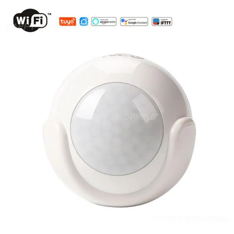 

CORUI Tuya WiFi PIR Motion Sensor Smart Home Wireless Human Body Infrared Detector Security Burglar Alarm SmartLife APP Control