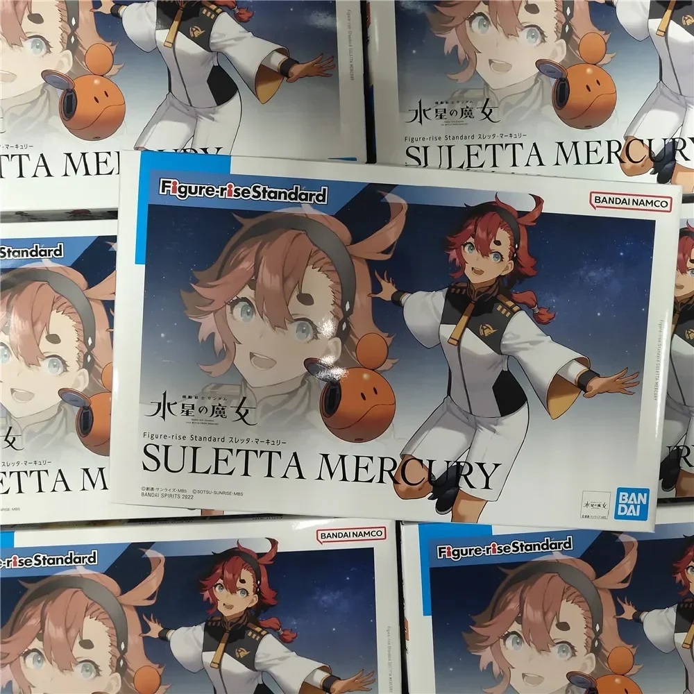 Фото Bandai оригинальное аниме «Ведьма из восхода фигуры» FRS Mercury Suletta Mercury Joint подвижная фигурка собранная модель игрушки подарок №4