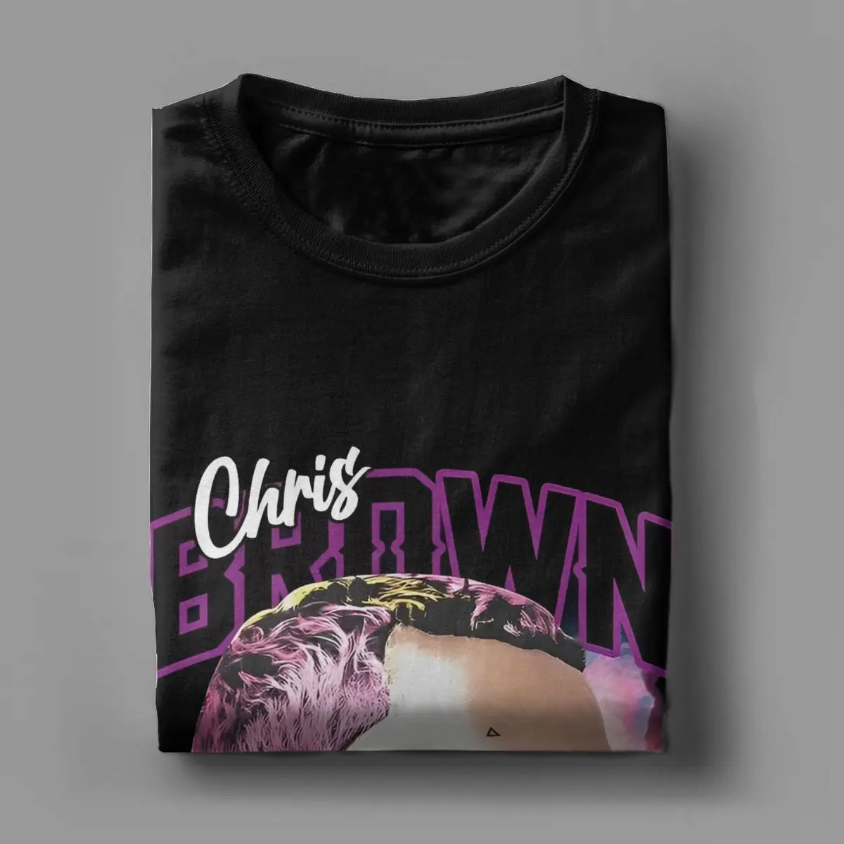 Рэпер Крис Браун футболка для мужчин и женщин хлопковая забавная с круглым