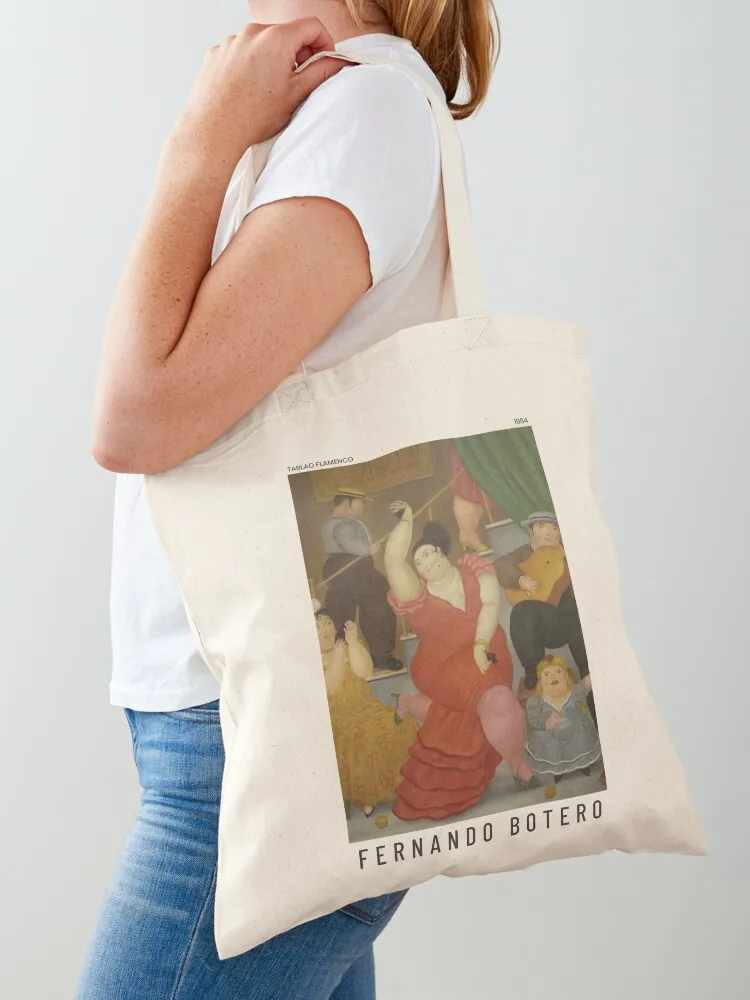 Фернандо Боторо - Табало Фламенко Выставочный плакат Большая сумка Ручная