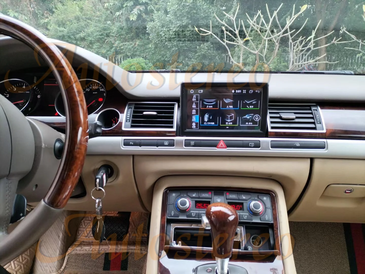 Carplay для Audi A8 2004-2012 Android 13 128G Автомобильный DVD-плеер GPS-навигация Авто Стерео Радио